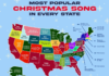 most popular christmas songs by state