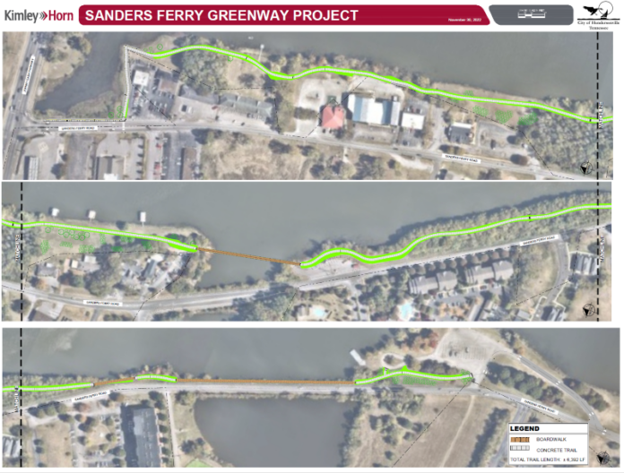 sanders ferry greenway project hendersonville