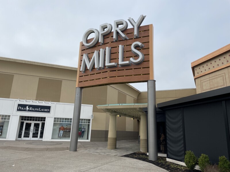 People Enjoying a Day of Shopping at the Opry Mills Mall