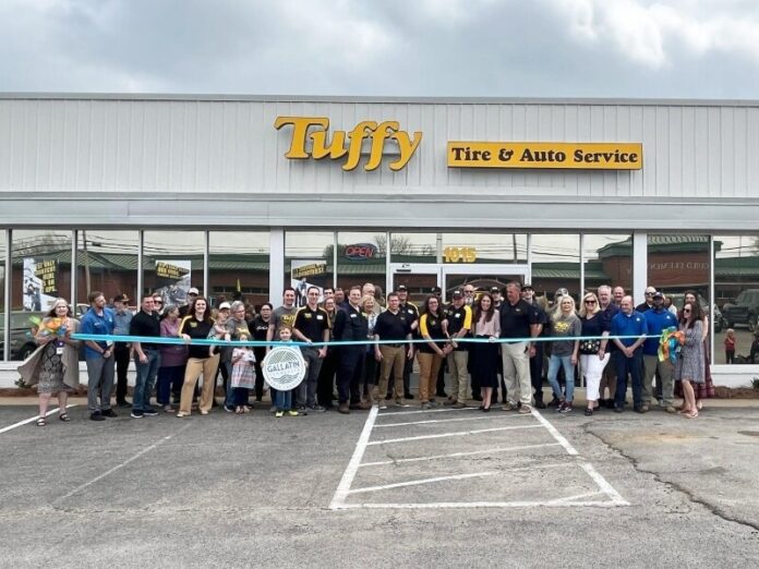 Tuffy Tire and Auto Service held its ribbon cutting on April 4, 2023, at 1015 S Water Ave in Gallatin.