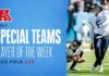Titans Kicker Nick Folk Named AFC Special Teams Player of the Week