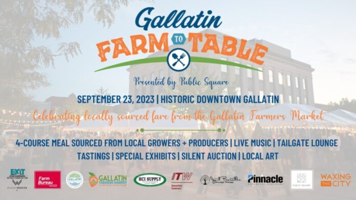 gallatin farm to table dinner
