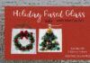 holiday fused glass class