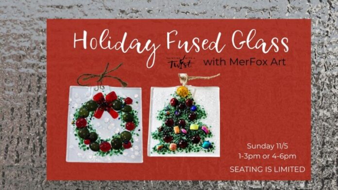 holiday fused glass class