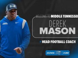 Mason named 15th head coach of Blue Raider football