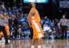 MEMPHIS, TN - MARCH 1, 2002 - Chris Lofton #5 of Tennessee Volunteers during a game between the Memphis Tigers and the Tennessee Volunteers at FedEx Forum in Memphis, TN. Photo by Tennessee Athletics.