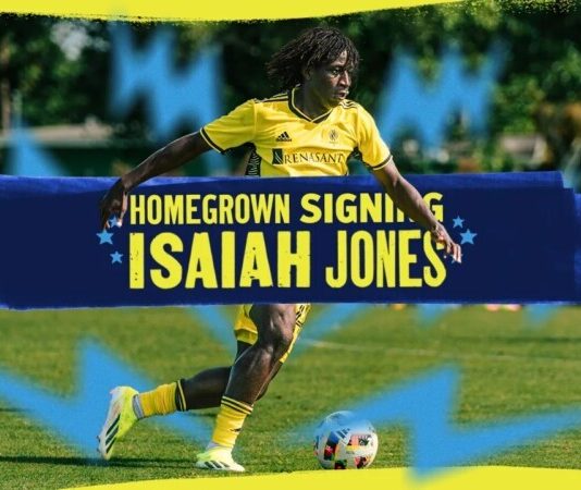 Nashville SC Signs Isaiah Jones, Second Homegrown Player