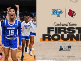 MTSU Upsets No. 6 Seed Louisville with Third-Largest NCAA Tournament Comeback