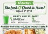 March at O’Charley’s is Double the Luck, with “Pi” Day Offer on March 14 and Special St. Patrick’s Menu on March 15-17