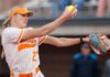 KNOXVILLE, TN - March 02, 2024 - Pitcher Karlyn Pickens #23 of the Tennessee Lady Volunteers during the game between the Stetson Hatters and the Tennessee Lady Volunteers at Sherri Parker Lee Stadium in Knoxville, TN. Photo By Emma Corona/Tennessee Athletics