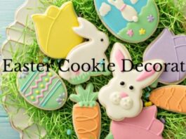 easter cookie decorating