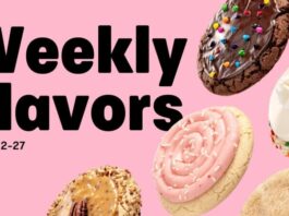 Crumbl Cookies Weekly Menu Through April 27, 2024