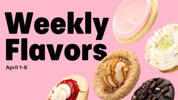 Crumbl Cookies Weekly Menu Through April 6, 2024