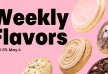 Crumbl Cookies Weekly Menu Through May 4, 2024