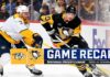 Predators Fall to Penguins, 4-2