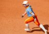 KNOXVILLE, TN - May 04, 2024 - Infielder Taylor Pannell #3 of the Tennessee Lady Volunteers during the game between the Kentucky Wildcats and the Tennessee Lady Volunteers at Sherri Parker Lee Stadium in Knoxville, TN. Photo By Emma Corona/Tennessee Athletics