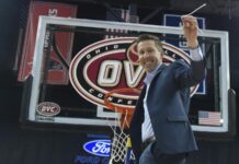Belmont Men beat Murray State 76-75 in the the OVC championship game in Evansville, IN March 7, 2020