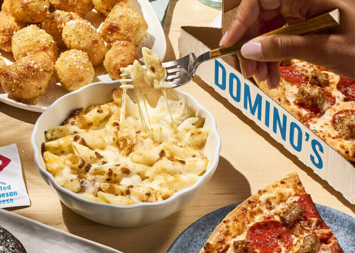 Domino’s 5-Cheese Mac & Cheese will be available to customers starting on Sept. 23, 2024.