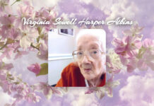 Virginia Sewell Harper Atkins Obit