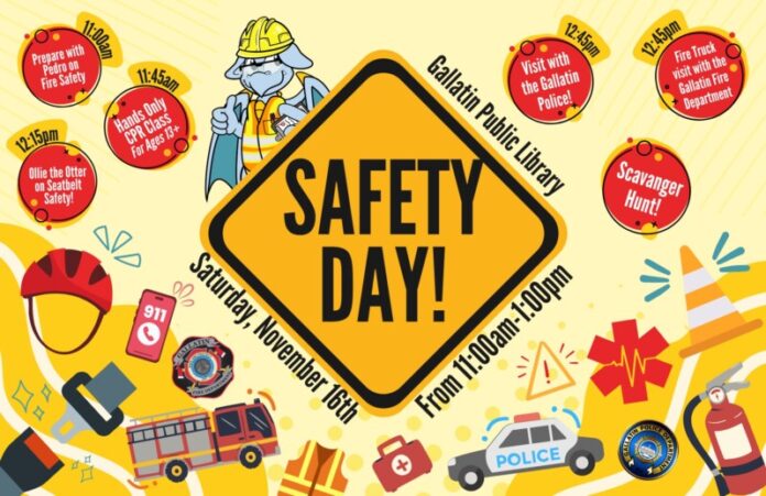 gallatin library safety day