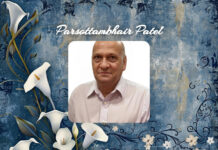 Parsottambhair Patel Obit