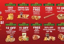 Taco John’s Announces 12 DAYS OF DEALS for December