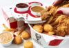 The Dunk It Bucket is here to level up your dipping game. Hand-breaded Original Recipe® Tenders, Secret Recipe Fries, and crispy Mashed Potato Poppers, paired with your choice of sauces for the ultimate dunk. Get yours today, starting at just $7.​