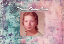 Marie Elaine Cross Obit