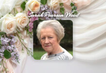 Sarah Pearson Wood Obit