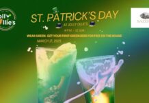 st patricks day at jolly ollies