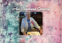 Ann Clendening Gregory Obit