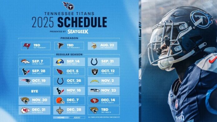 titans 2025 schedule