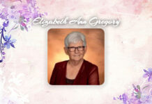 Elizabeth Ann Gregory Obit