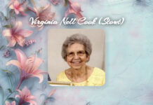 Virginia Nell Cook (Stout) Obit