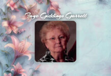 Faye Giddings Garrett Obit