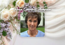 Joan Goodall Thompson Obit