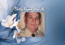 Billy Roger Lee Sr. Obit