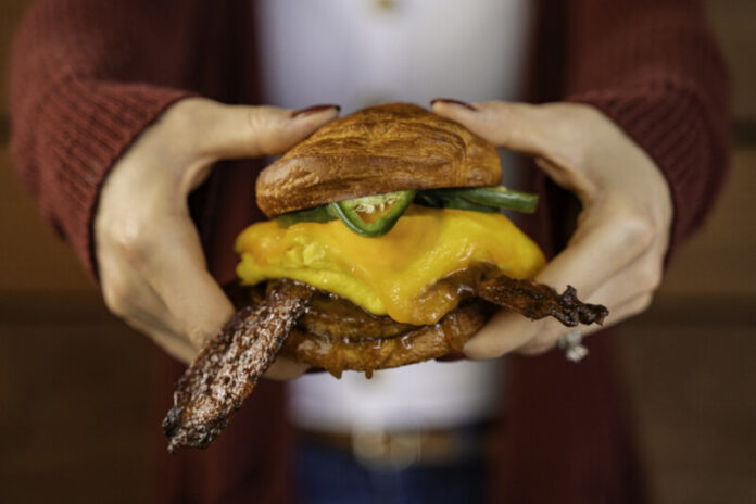 Maple Bacon Croissant Sandwich