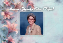 Launa Gregory Eden Obit