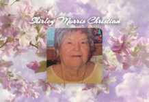 Shirley Morris Christian Obit