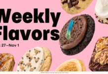 Crumbl Weekly Menu Through November 1, 2025 crumbl Oct 27