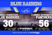 Blue Raiders Fall at Home to FIU