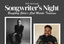 Gilda’s Club Middle Tennessee Announces Songwriter’s Night