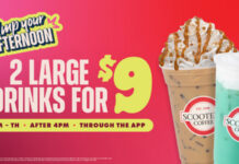 Scooter's Coffee Is Offering Two Large Drinks for $9 This June